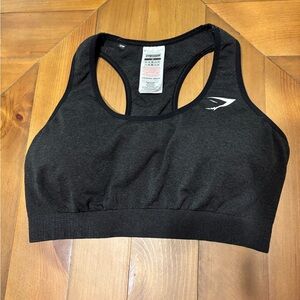 Gymshark Seamless Black Sports Bra
